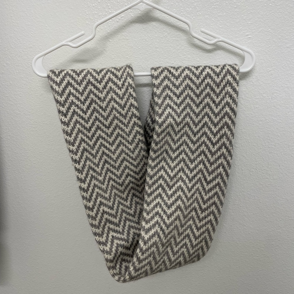 J. Crew herringbone pattern scarf